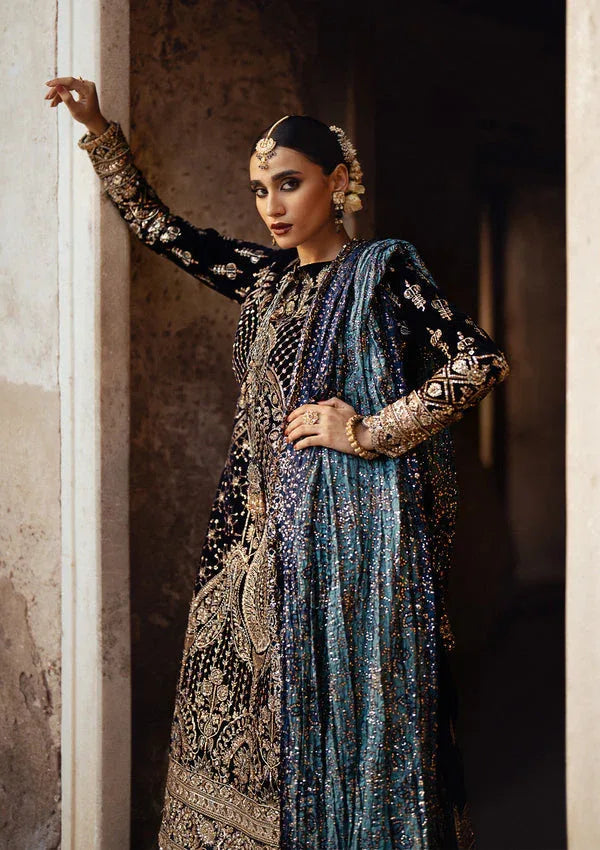 Aik Atelier | Dastoor Velvet 24 | DASTOOR - LOOK 07 - Aqsa Fabrics