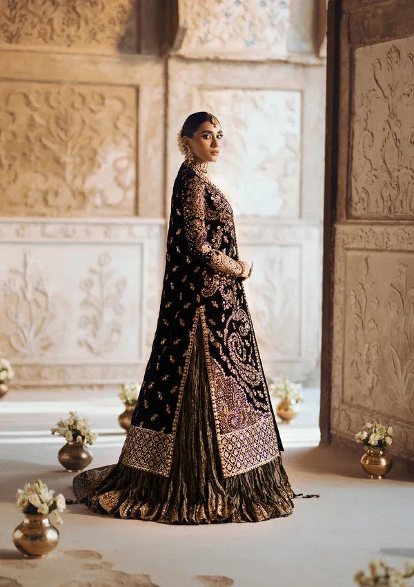 Aik Atelier | Dastoor Velvet 24 | DASTOOR - LOOK 08 - Aqsa Fabrics