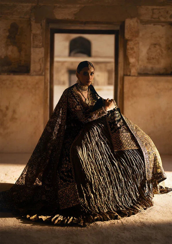 Aik Atelier | Dastoor Velvet 24 | DASTOOR - LOOK 08 - Aqsa Fabrics