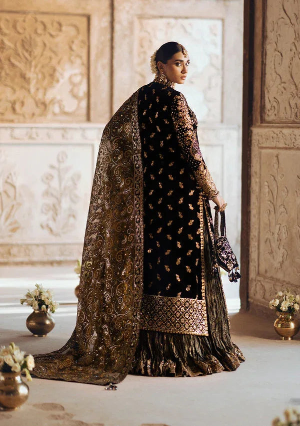 Aik Atelier | Dastoor Velvet 24 | DASTOOR - LOOK 08 - Aqsa Fabrics