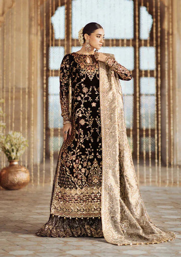 Aik Atelier | Dastoor Velvet 24 | DASTOOR - LOOK 09 - Aqsa Fabrics