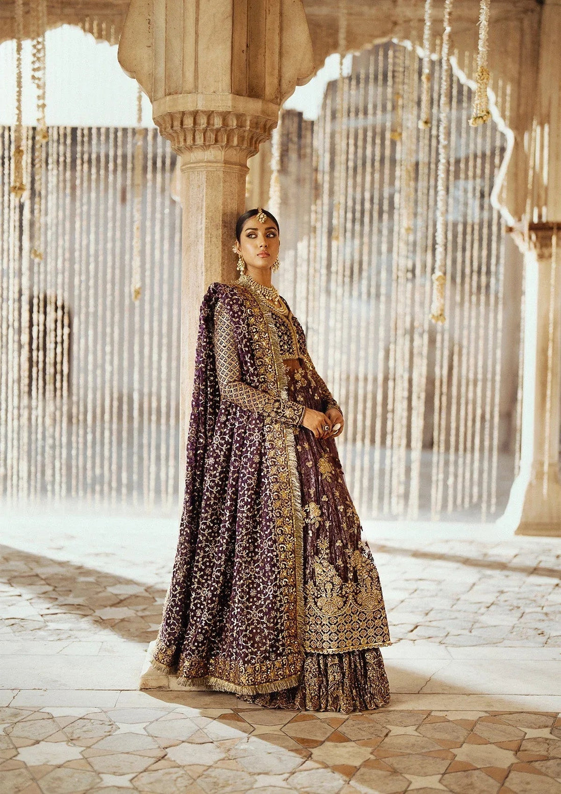 Aik Atelier | Dastoor Velvet 24 | DASTOOR - LOOK 10 - Aqsa Fabrics