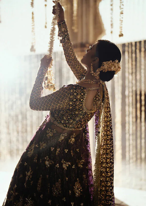 Aik Atelier | Dastoor Velvet 24 | DASTOOR - LOOK 10 - Aqsa Fabrics