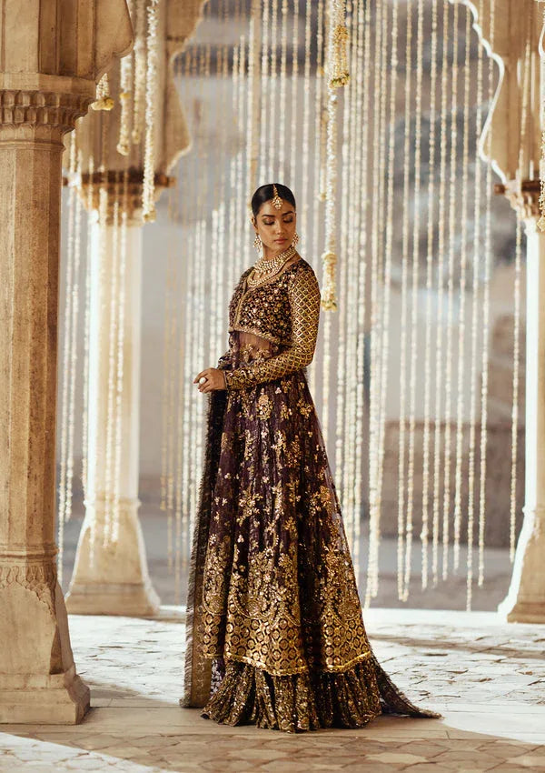 Aik Atelier | Dastoor Velvet 24 | DASTOOR - LOOK 10 - Aqsa Fabrics