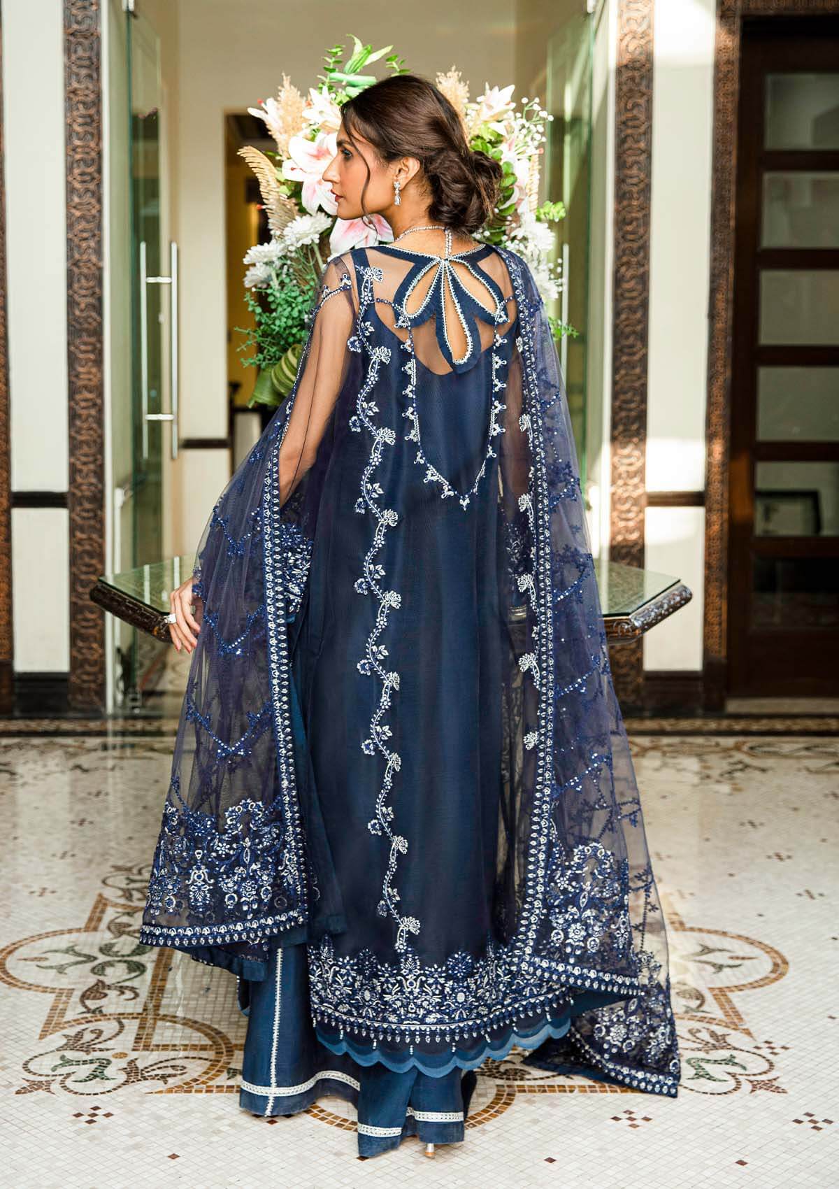 Aik Atelier | Formals Collection | GLOSSIER - LOOK 06 - Aqsa Fabrics