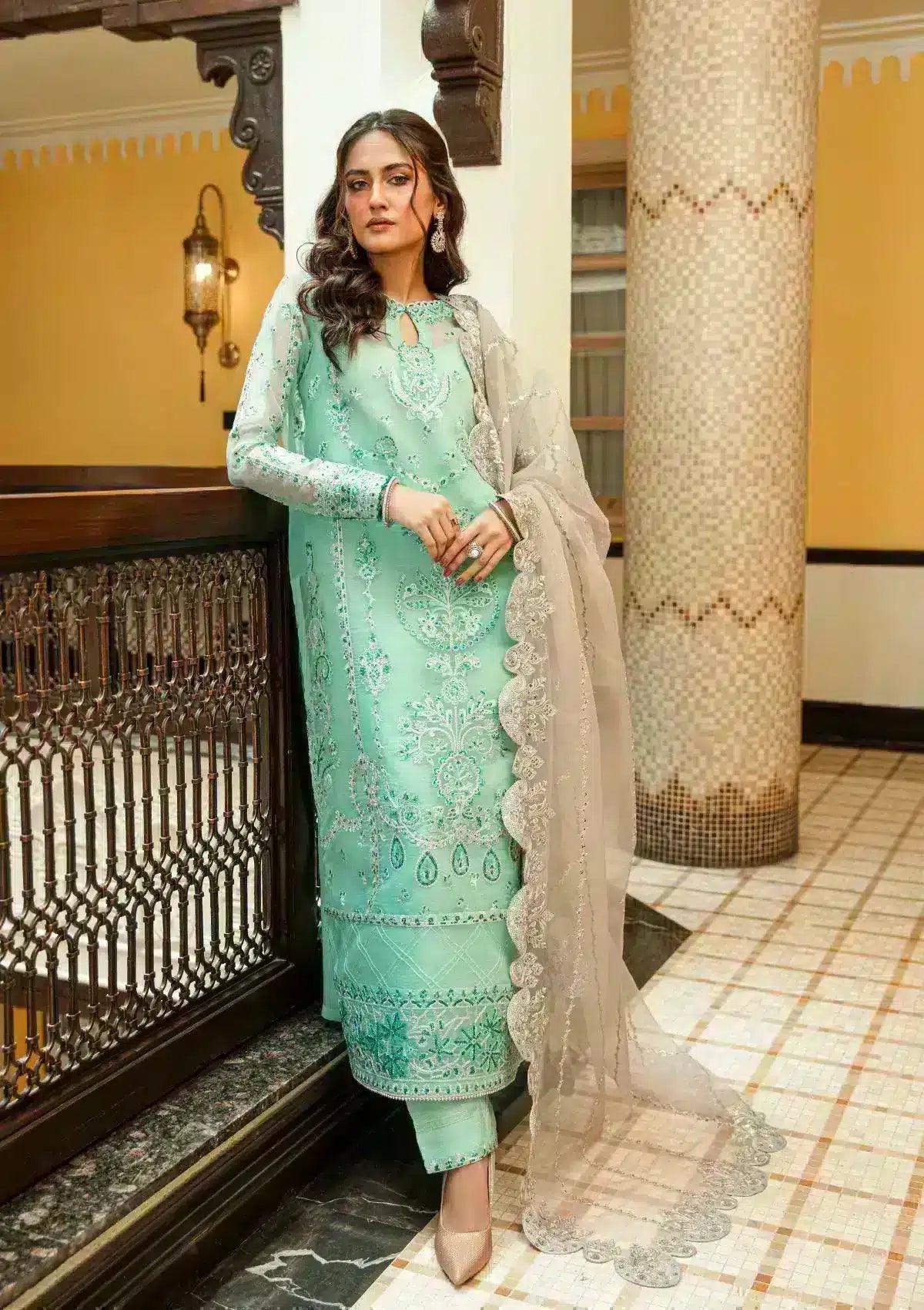 Aik Atelier | Formals Collection | GLOSSIER - LOOK 10 - Aqsa Fabrics