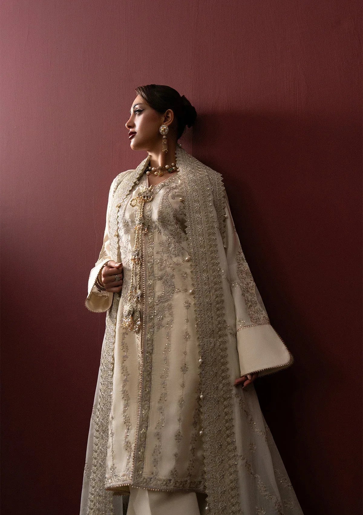 Aik Atelier | Lady Aik 25 | LOOK 01 - Aqsa Fabrics