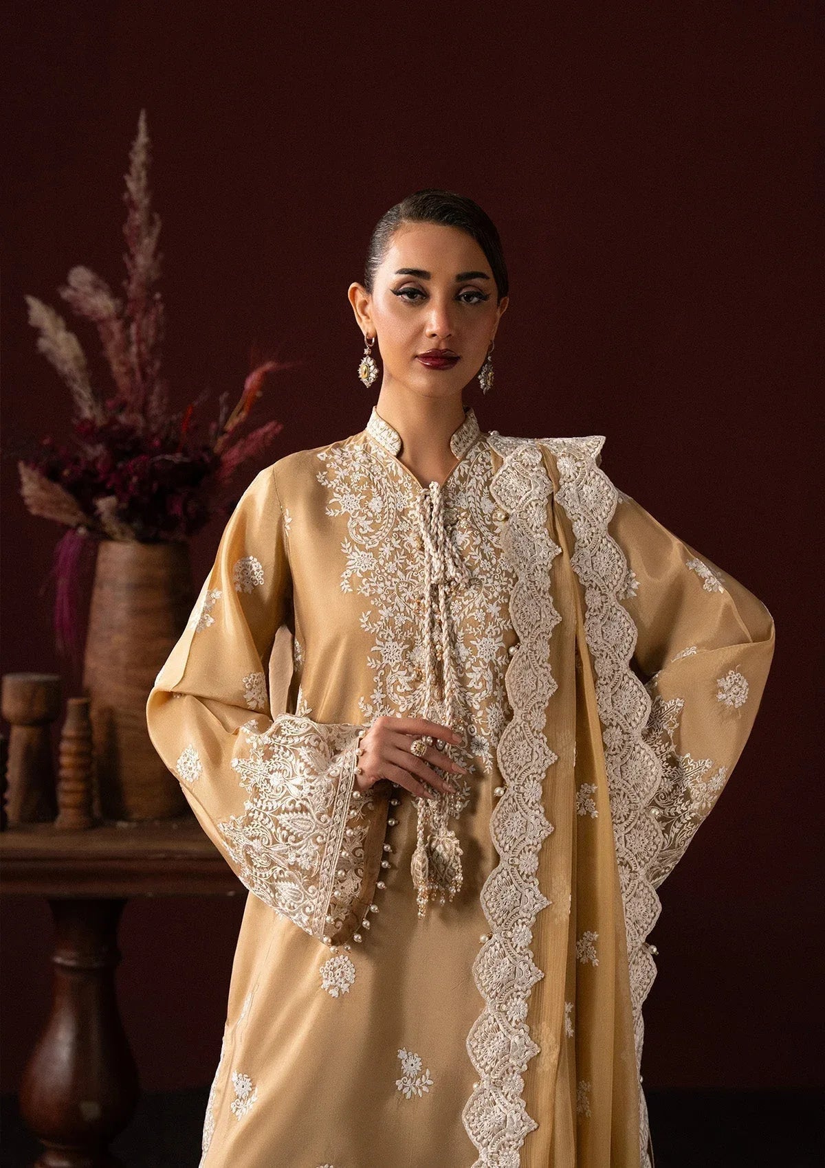 Aik Atelier | Lady Aik 25 | LOOK 04 - Aqsa Fabrics