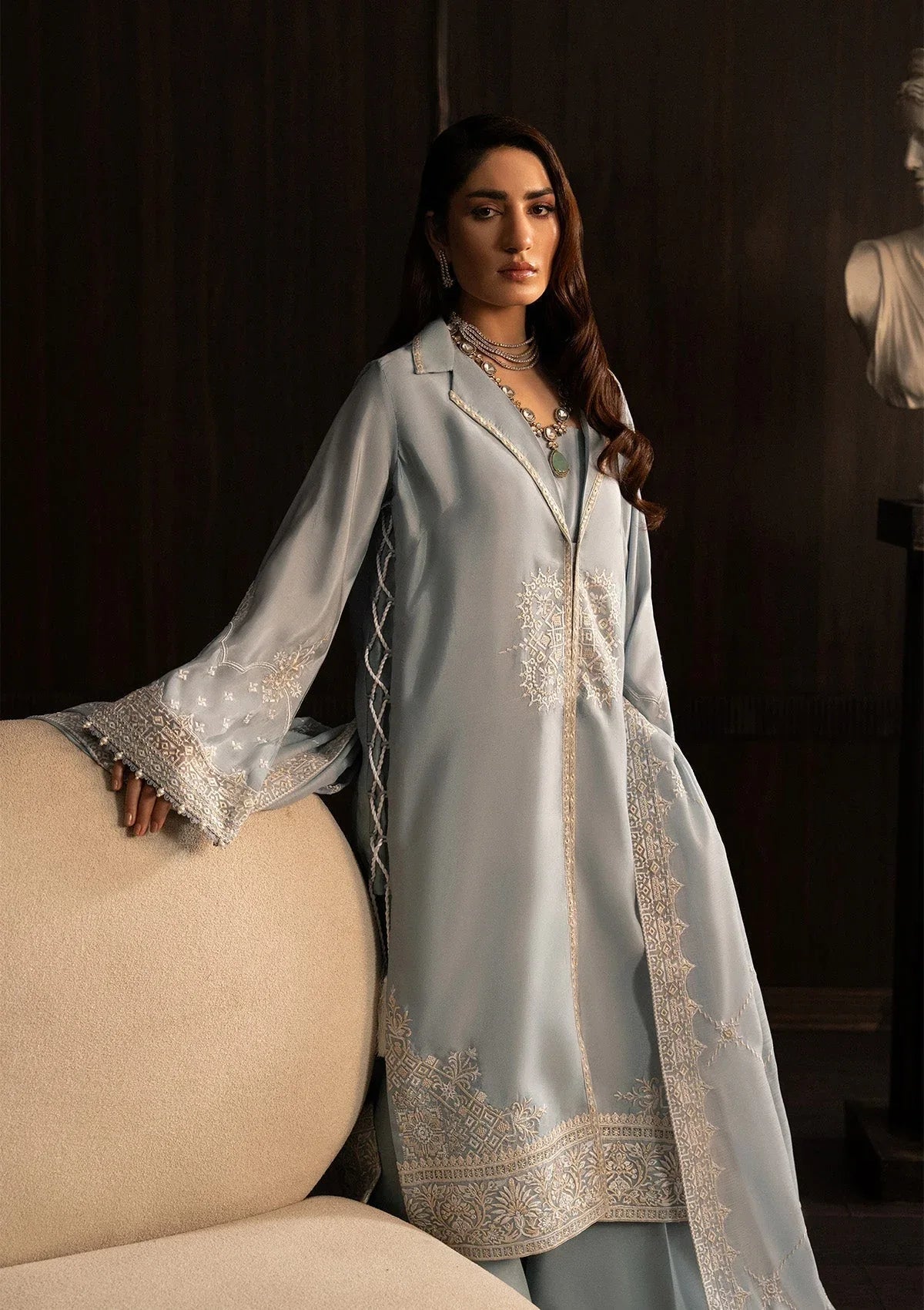 Aik Atelier | Lady Aik 25 | LOOK 05 - Aqsa Fabrics