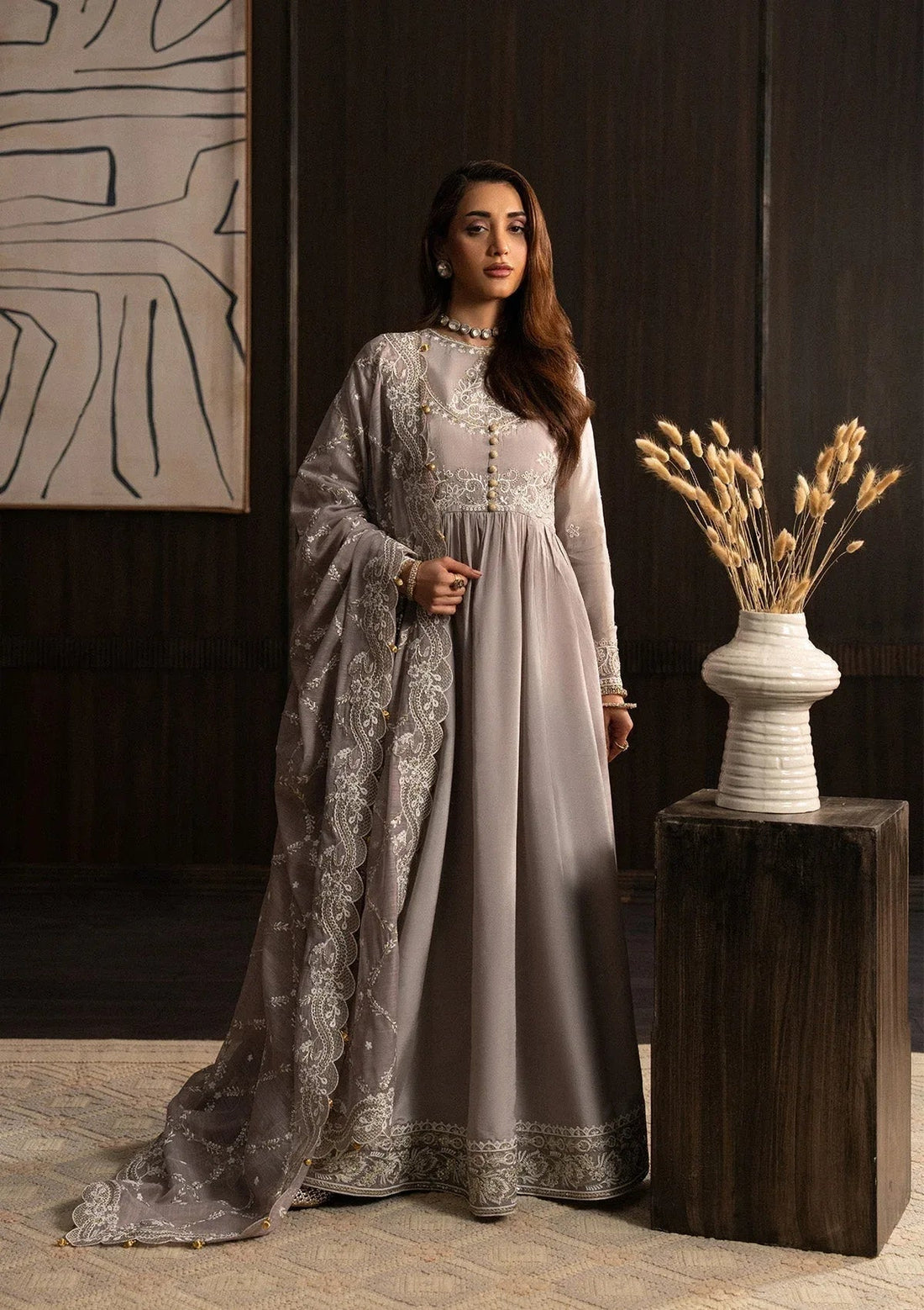 Aik Atelier | Lady Aik 25 | LOOK 07 - Aqsa Fabrics