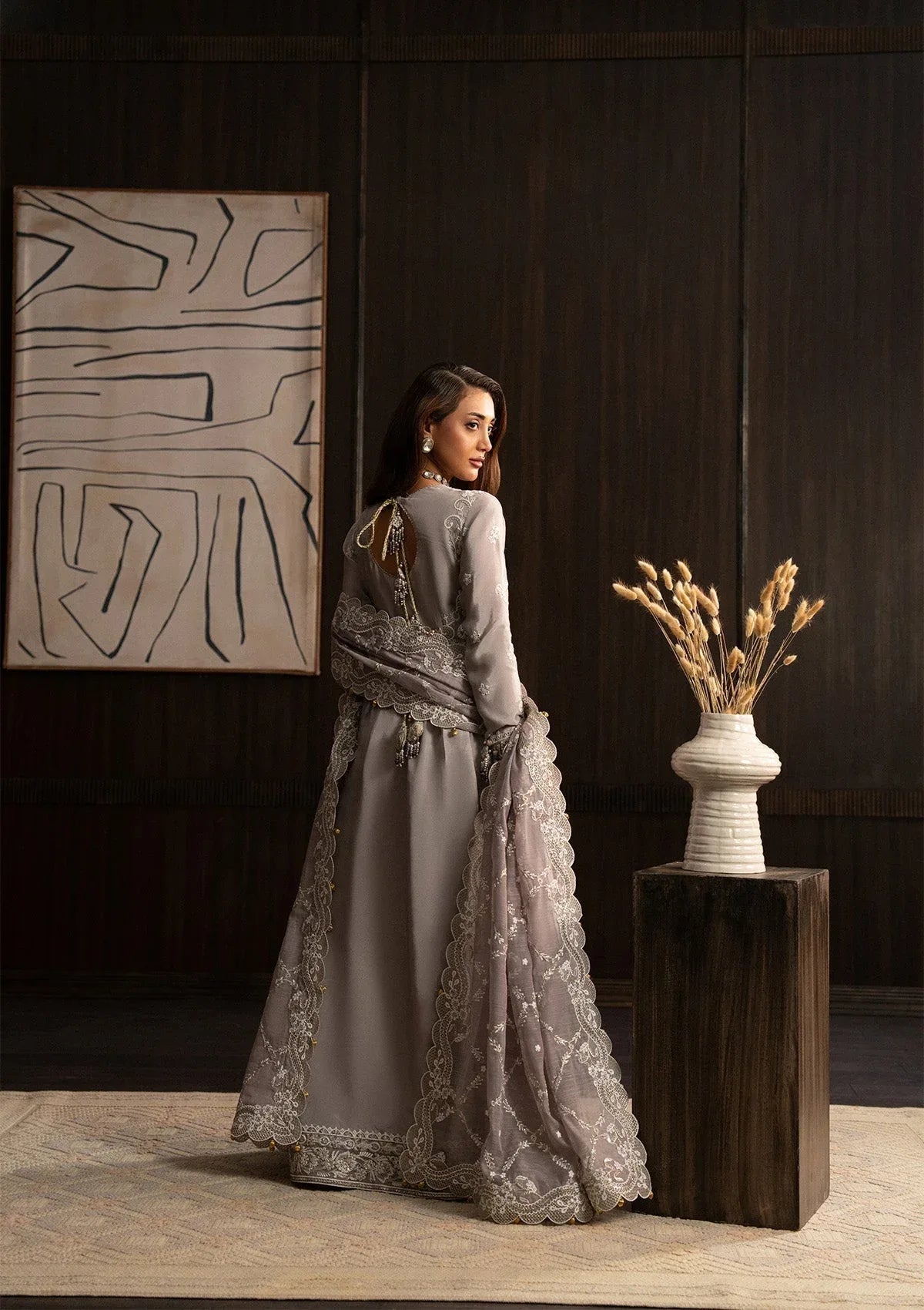 Aik Atelier | Lady Aik 25 | LOOK 07 - Aqsa Fabrics