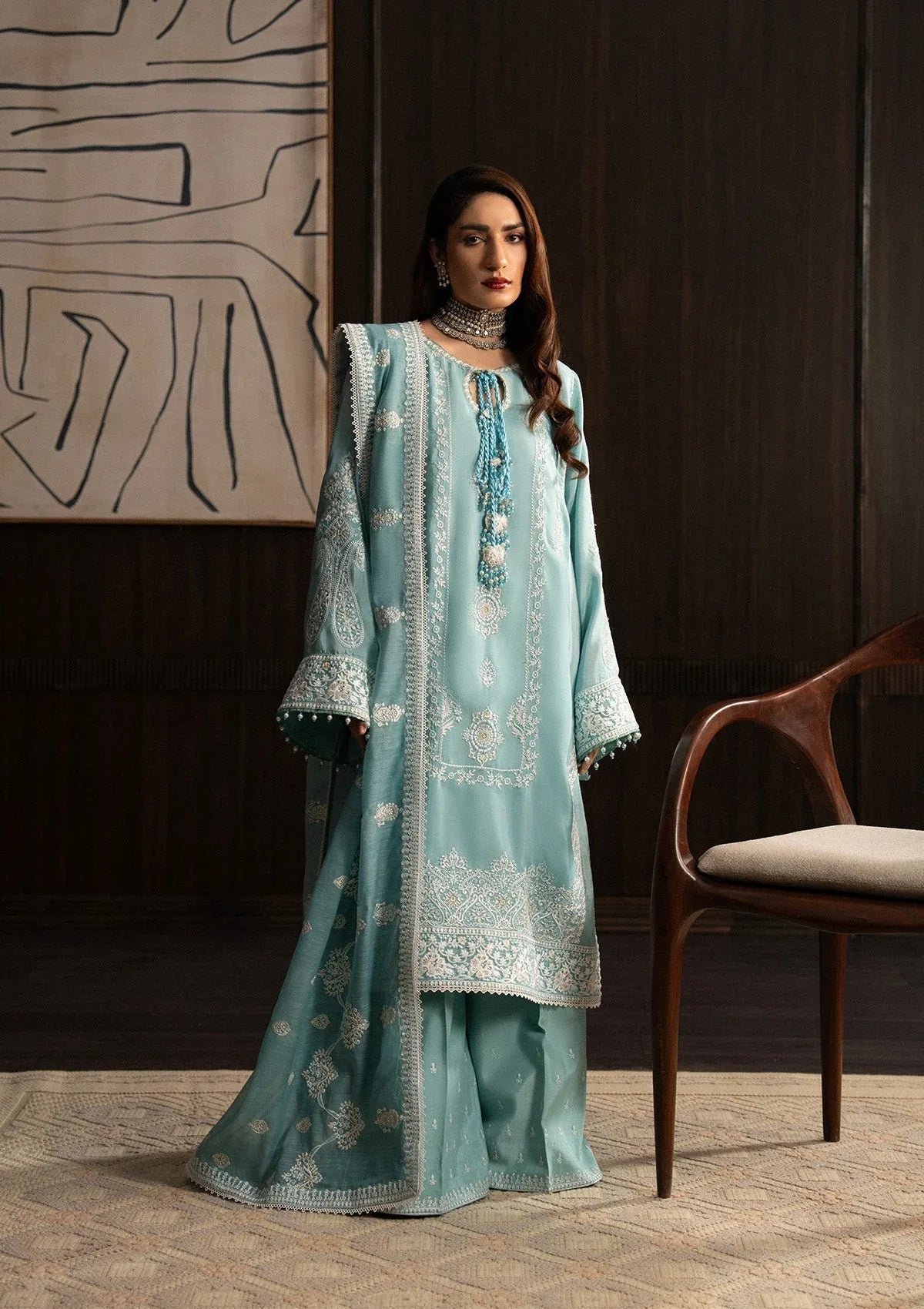 Aik Atelier | Lady Aik 25 | LOOK 08 - Aqsa Fabrics