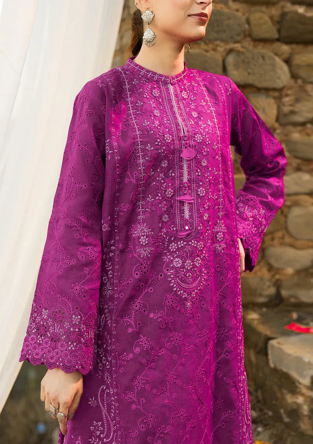 Aik Atelier | Pardes Lawn 24 | LOOK 04 - Aqsa Fabrics