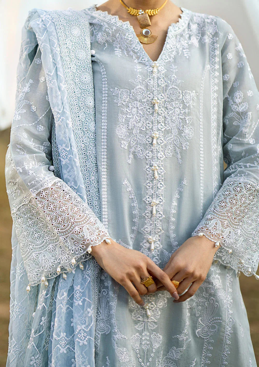 Aik Atelier | Pardes Lawn 24 | LOOK 05 - Aqsa Fabrics