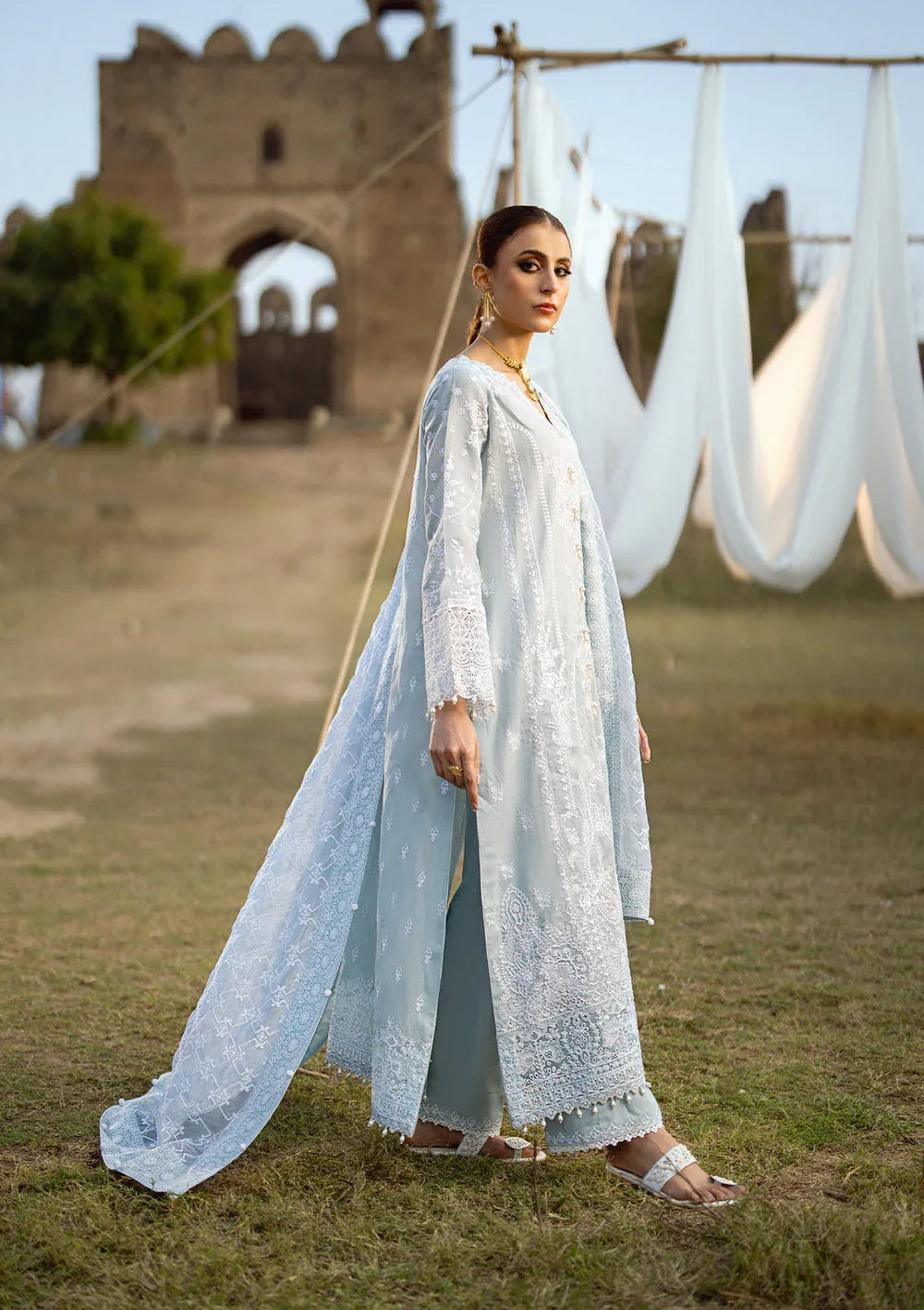 Aik Atelier | Pardes Lawn 24 | LOOK 05 - Aqsa Fabrics