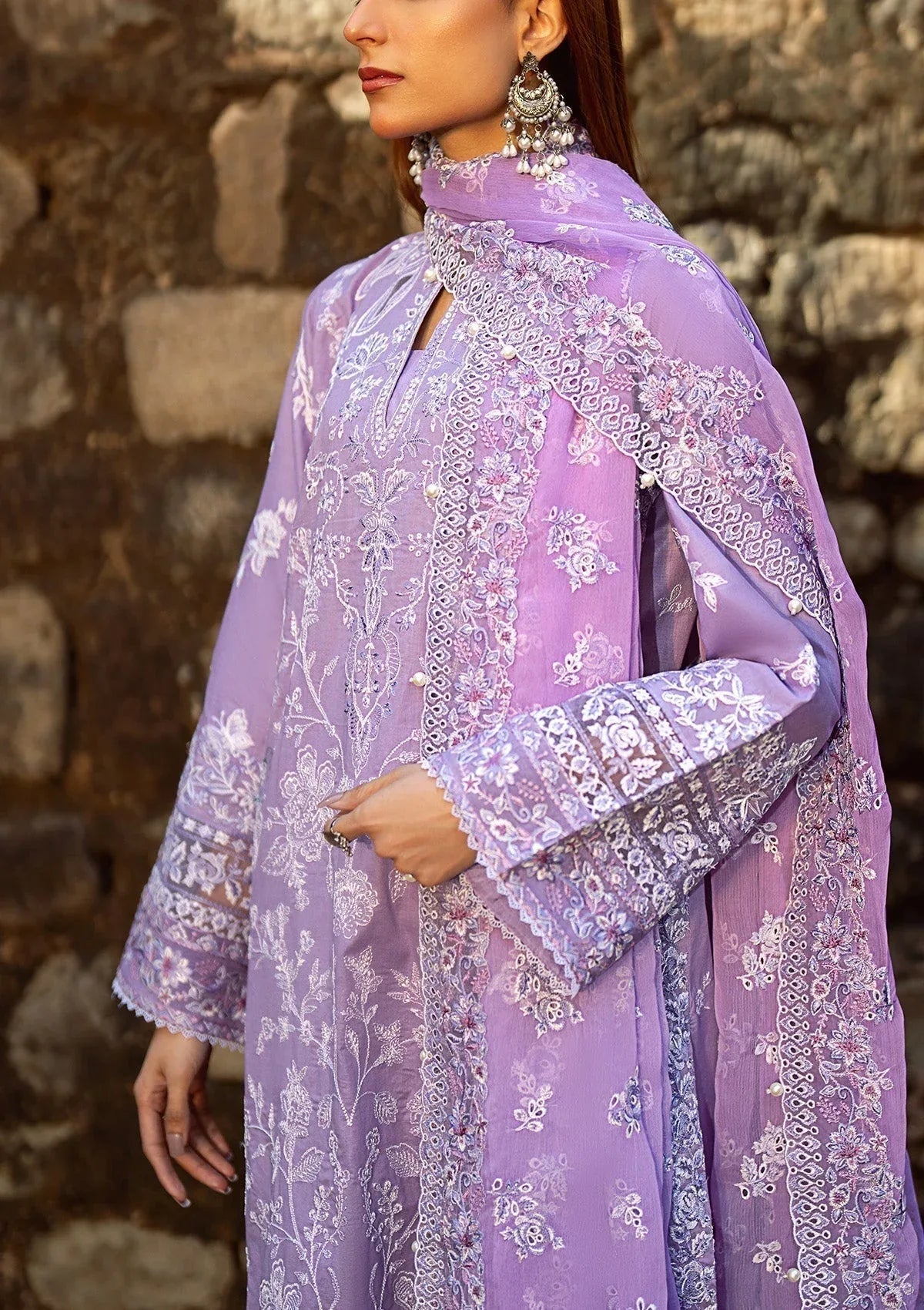 Aik Atelier | Pardes Lawn 24 | LOOK 07 - Aqsa Fabrics