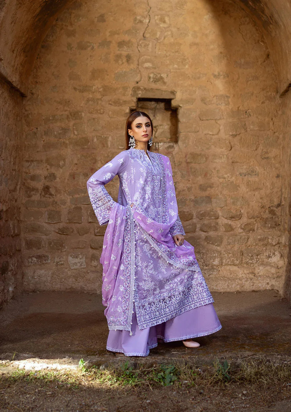 Aik Atelier | Pardes Lawn 24 | LOOK 07 - Aqsa Fabrics