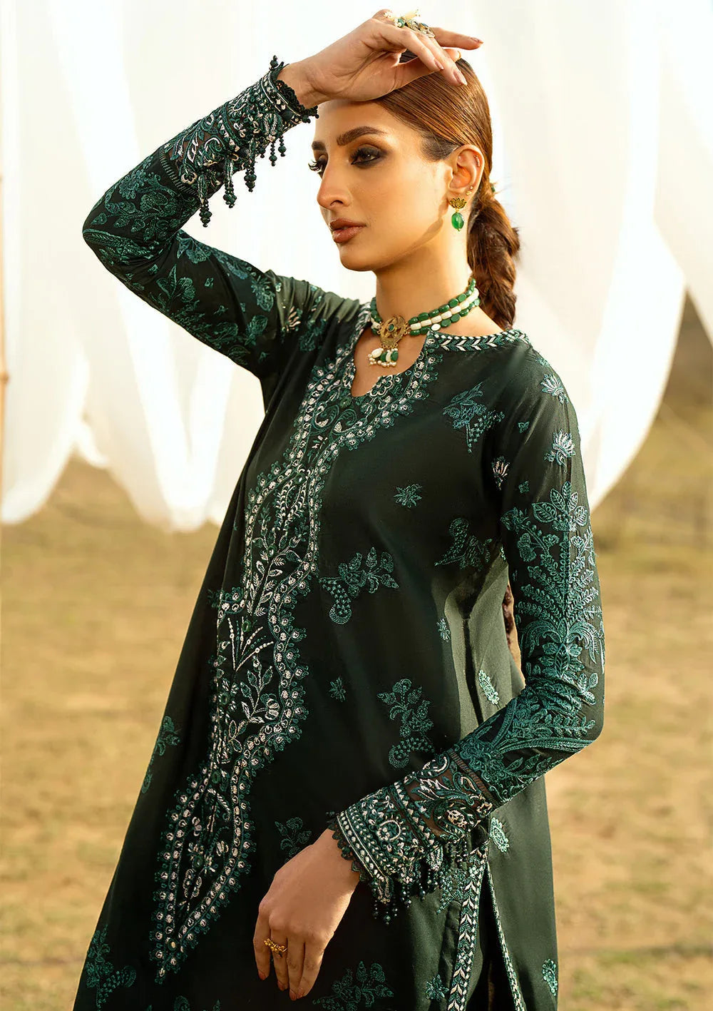 Aik Atelier | Pardes Lawn 24 | LOOK 10 - Aqsa Fabrics