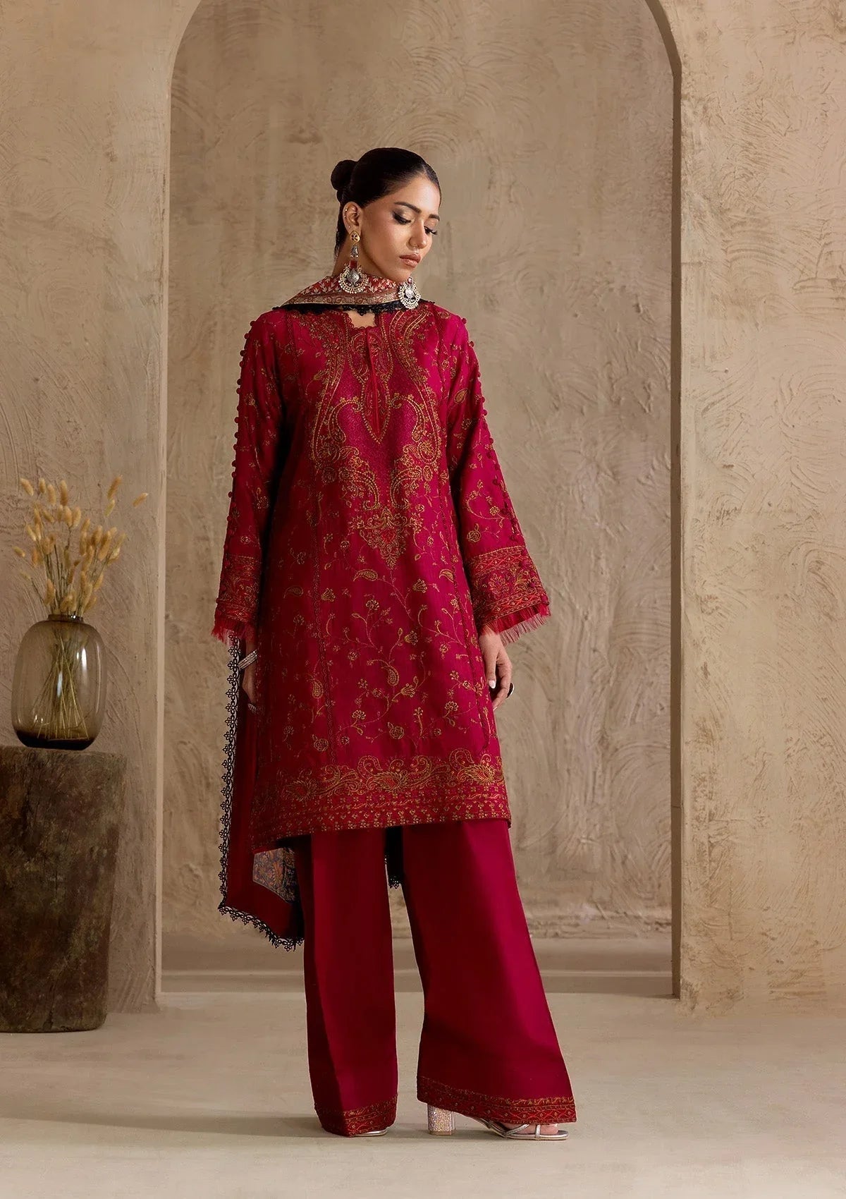 Aik Atelier | RTW 25 |  LOOK 05 - Aqsa Fabrics