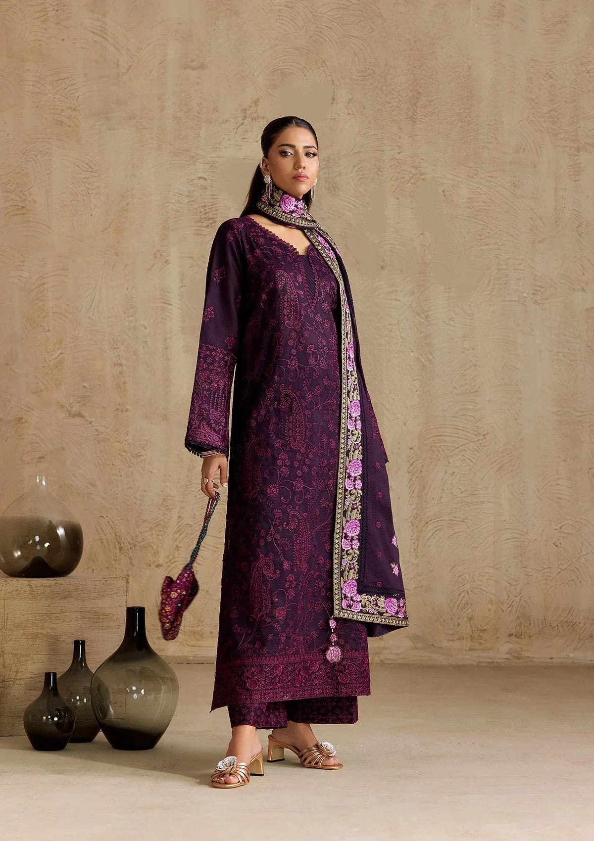 Aik Atelier | RTW 25 | LOOK 08 - Aqsa Fabrics