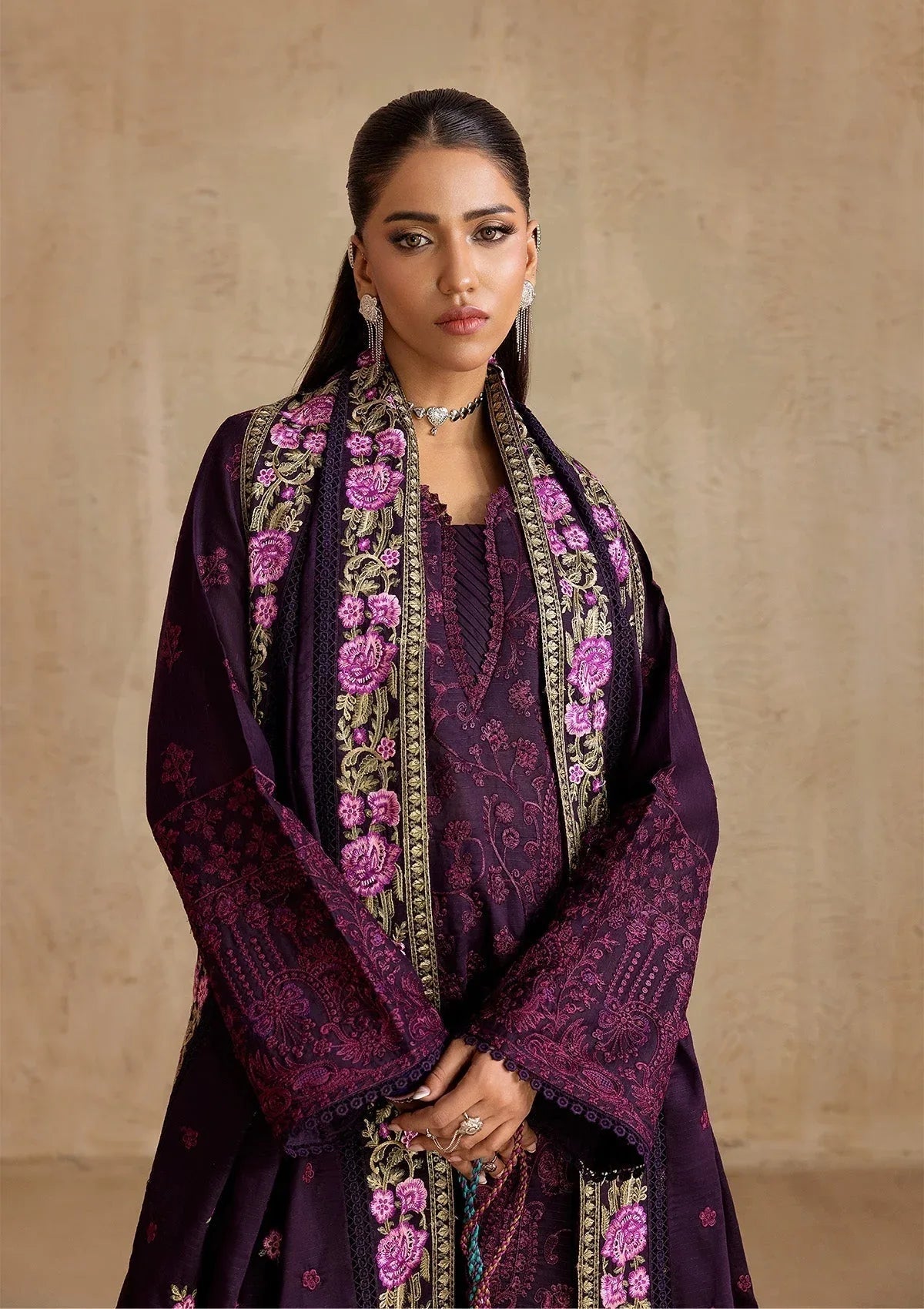 Aik Atelier | RTW 25 | LOOK 08 - Aqsa Fabrics