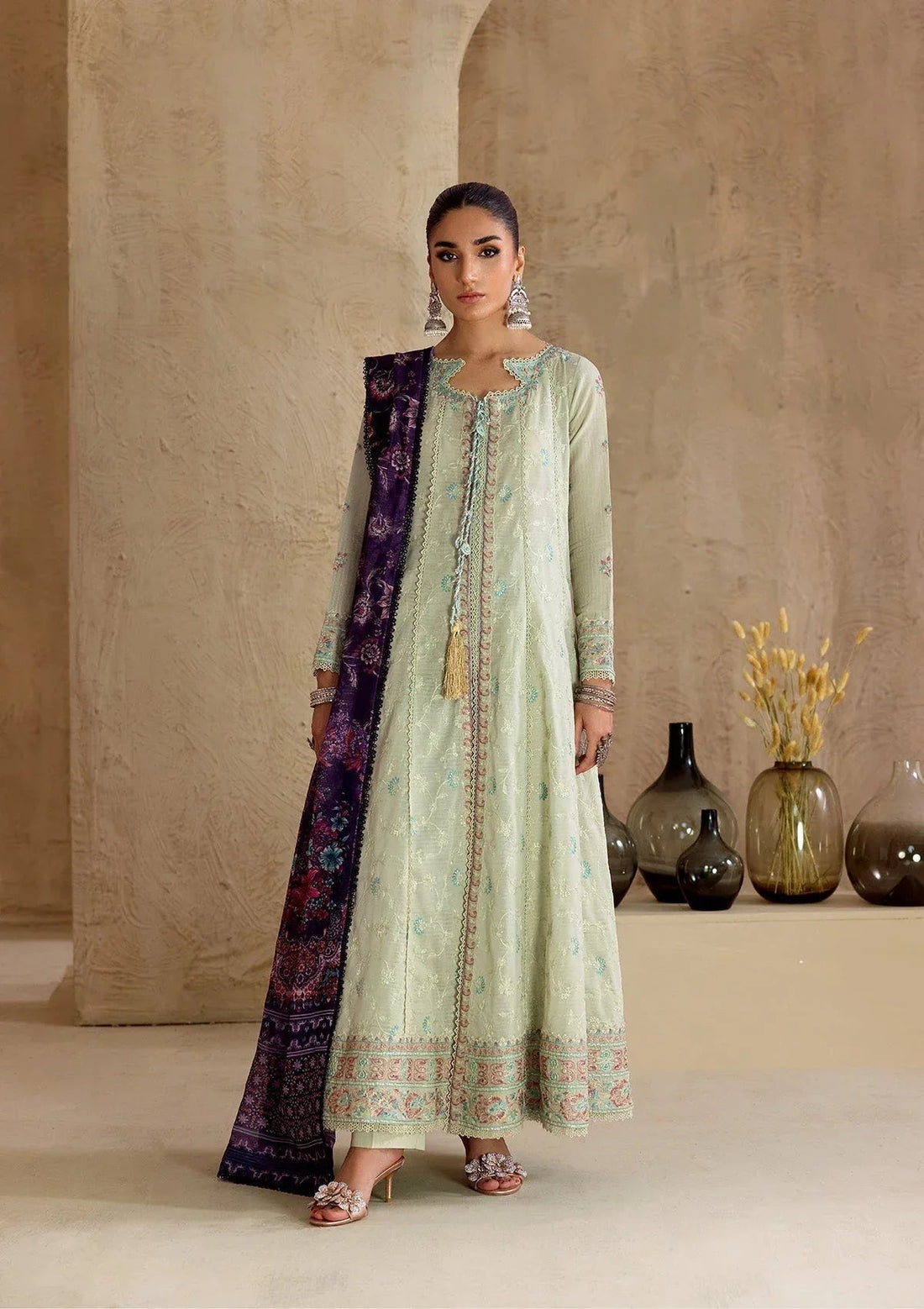 Aik Atelier | RTW 25 | LOOK 12 - Aqsa Fabrics