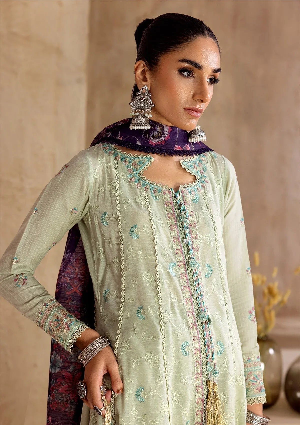 Aik Atelier | RTW 25 | LOOK 12 - Aqsa Fabrics
