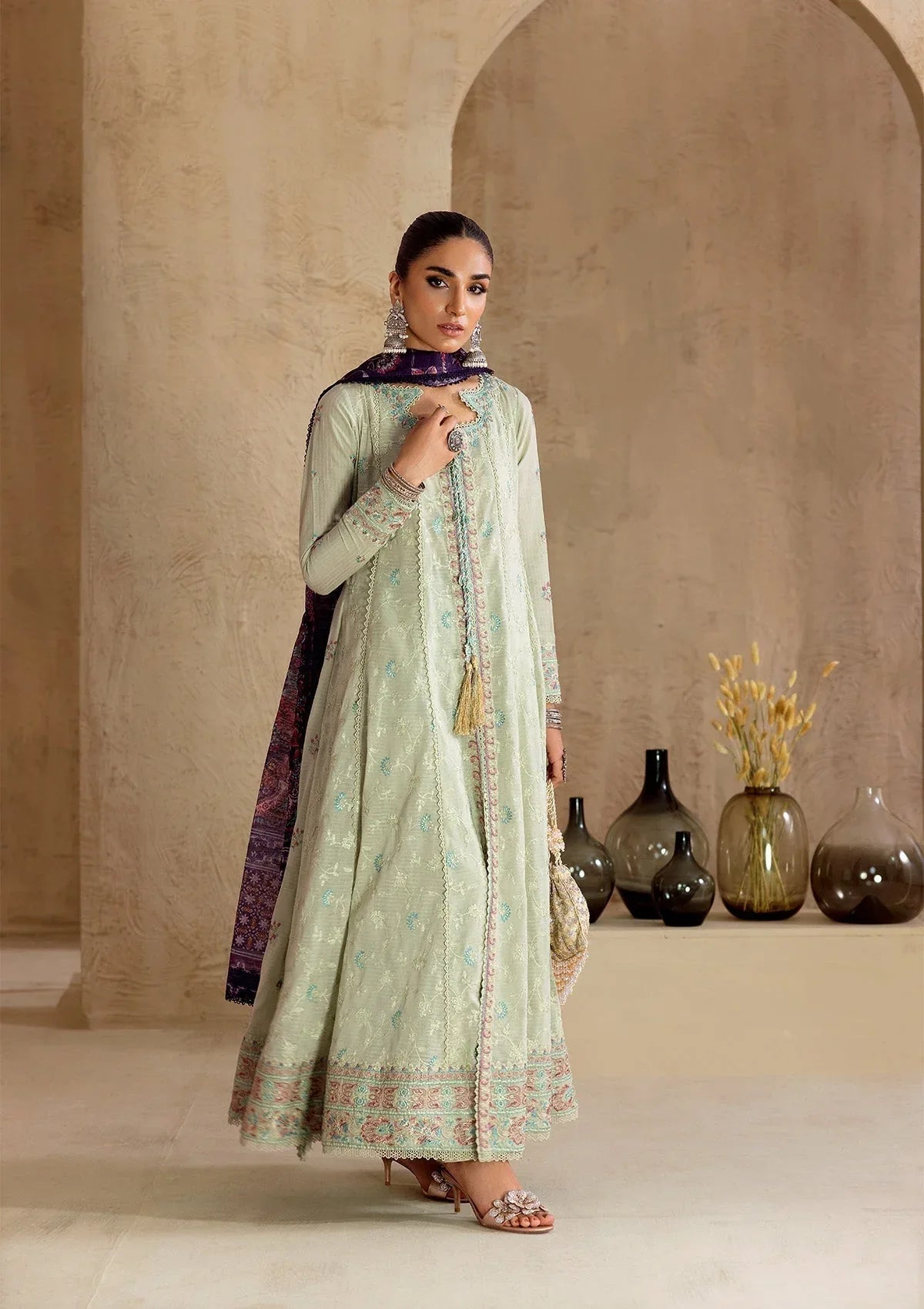 Aik Atelier | RTW 25 | LOOK 12 - Aqsa Fabrics