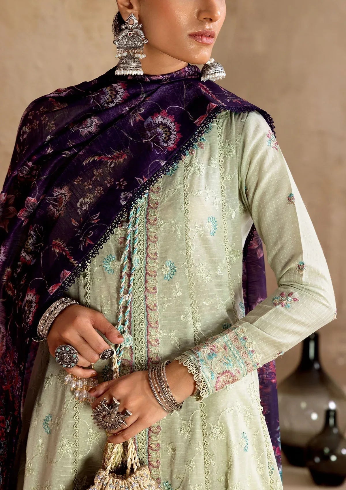 Aik Atelier | RTW 25 | LOOK 12 - Aqsa Fabrics