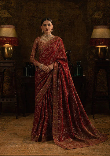 Aik Atelier | Sari Edit 25 | LOOK 01 - Aqsa Fabrics