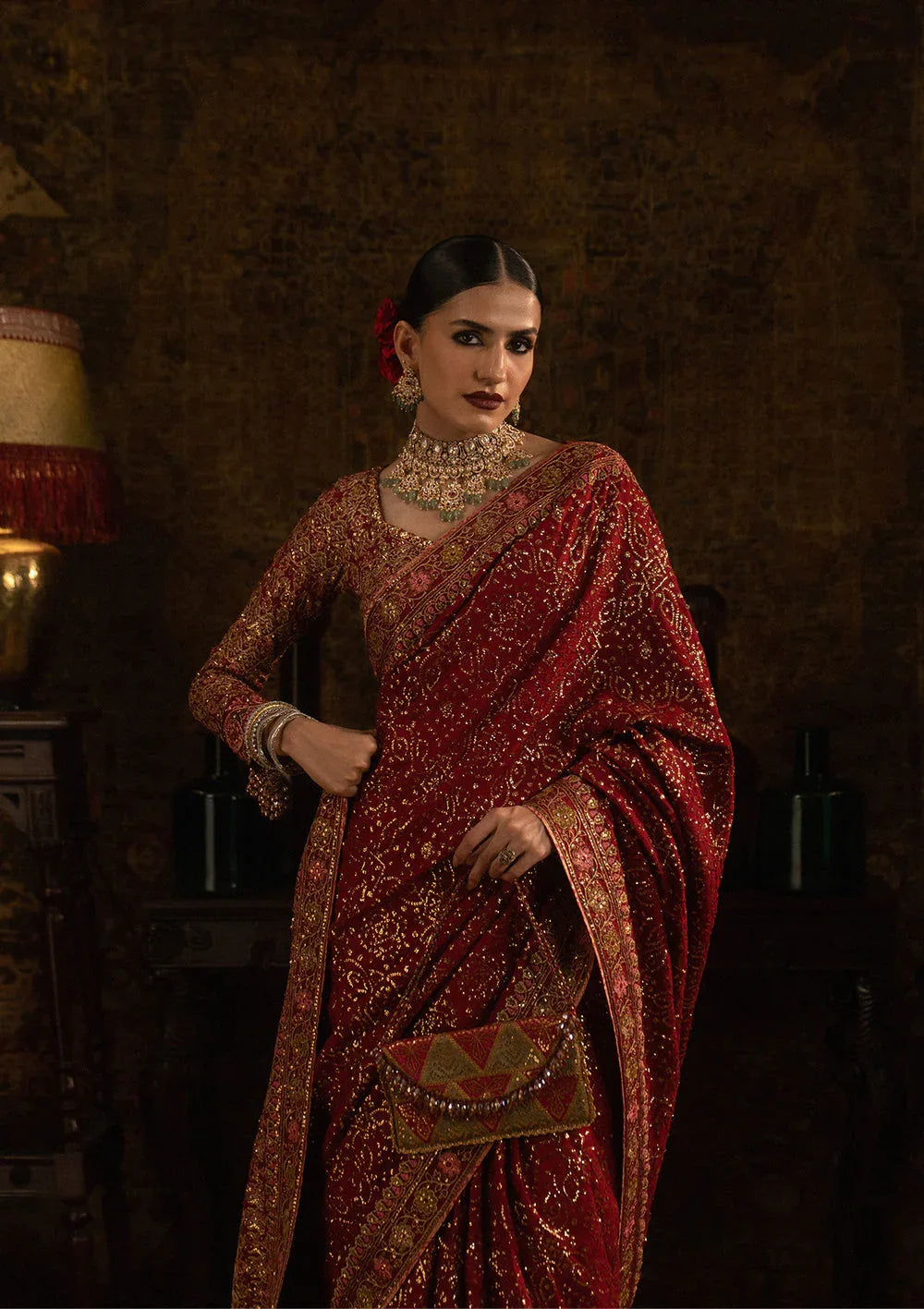Aik Atelier | Sari Edit 25 | LOOK 01 - Aqsa Fabrics