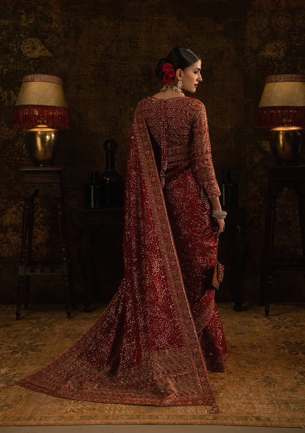 Aik Atelier | Sari Edit 25 | LOOK 01 - Aqsa Fabrics