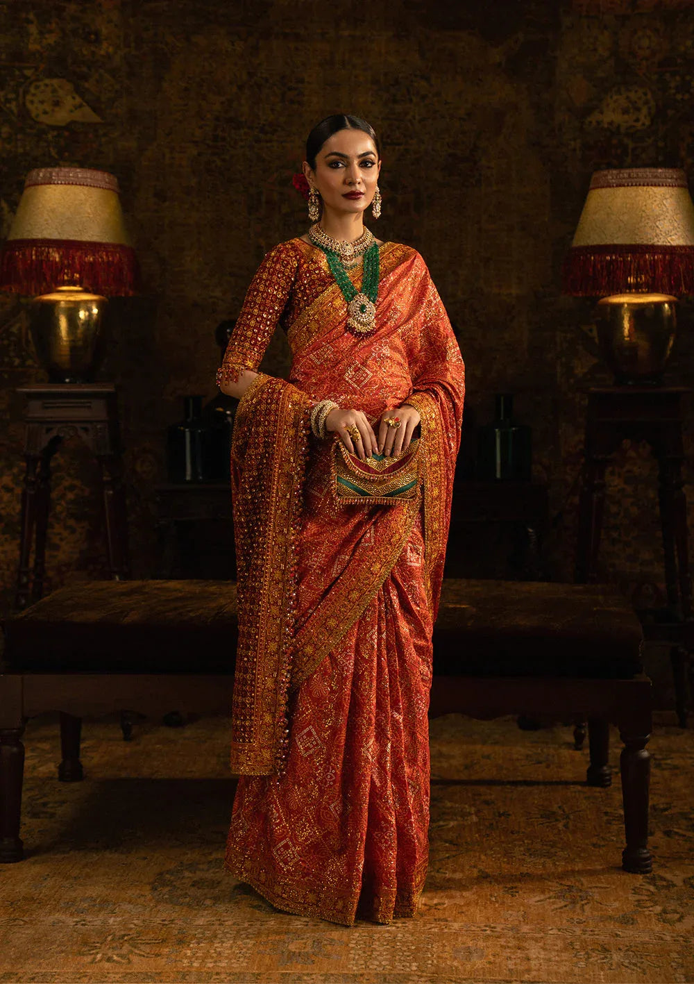 Aik Atelier | Sari Edit 25 | LOOK 02 - Aqsa Fabrics