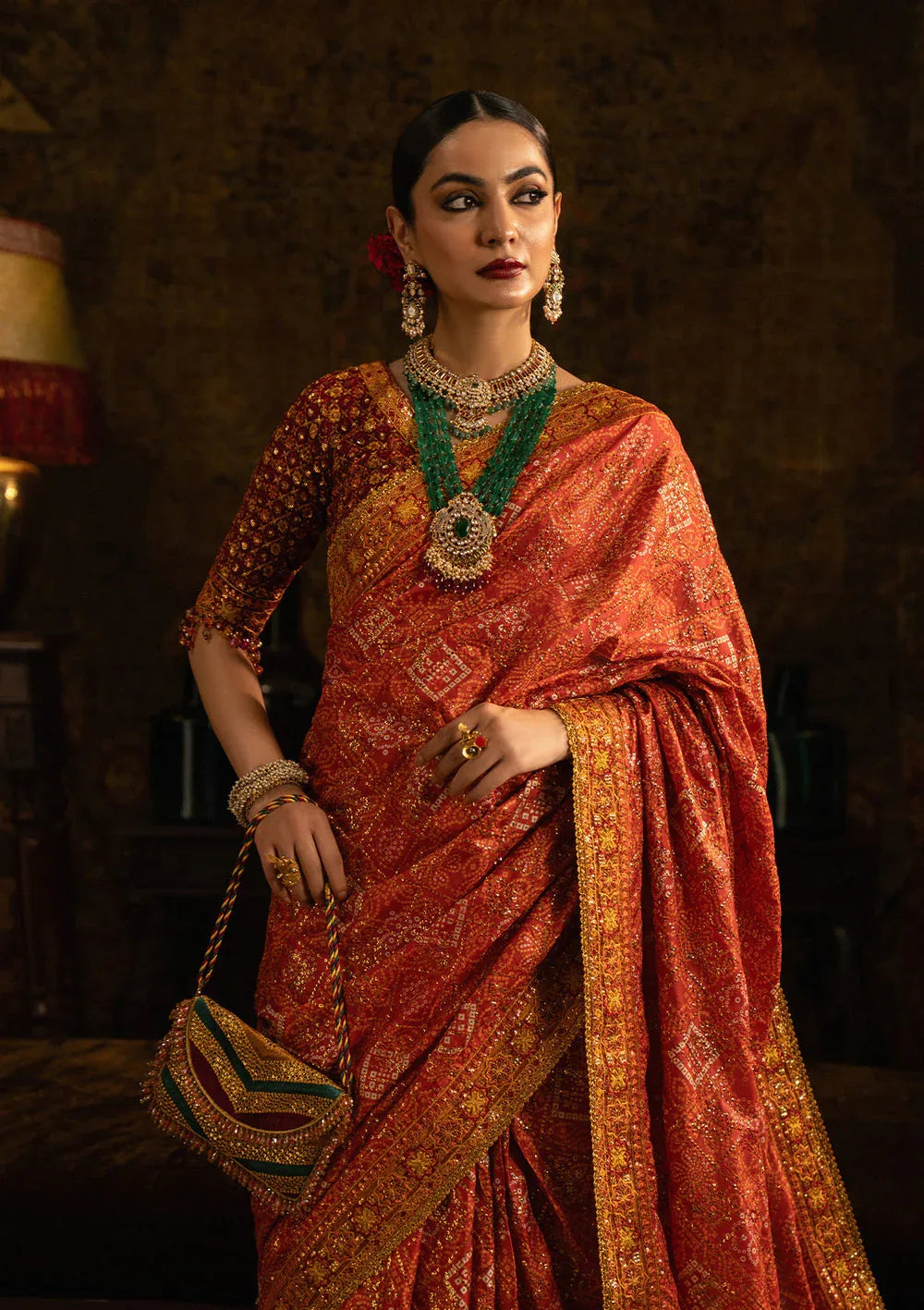 Aik Atelier | Sari Edit 25 | LOOK 02 - Aqsa Fabrics