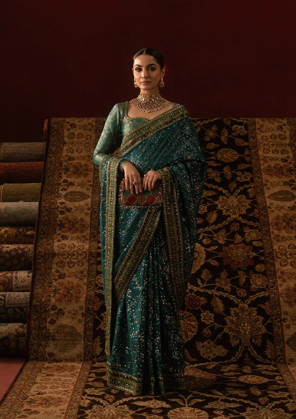Aik Atelier | Sari Edit 25 | LOOK 03 - Aqsa Fabrics