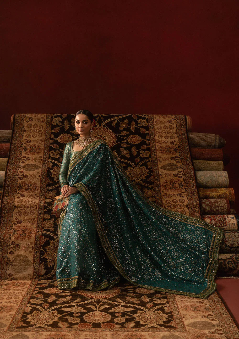Aik Atelier | Sari Edit 25 | LOOK 03 - Aqsa Fabrics