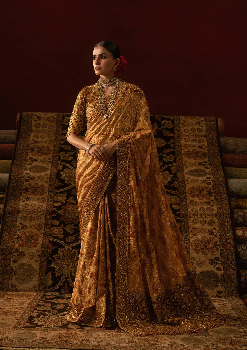 Aik Atelier | Sari Edit 25 | LOOK 04 - Aqsa Fabrics