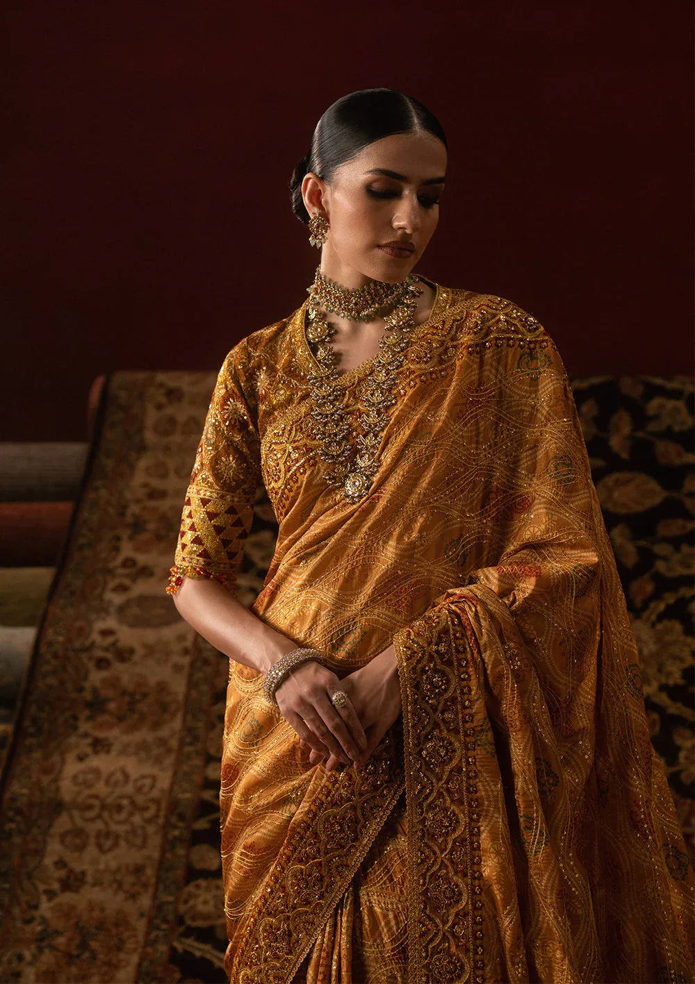Aik Atelier | Sari Edit 25 | LOOK 04 - Aqsa Fabrics