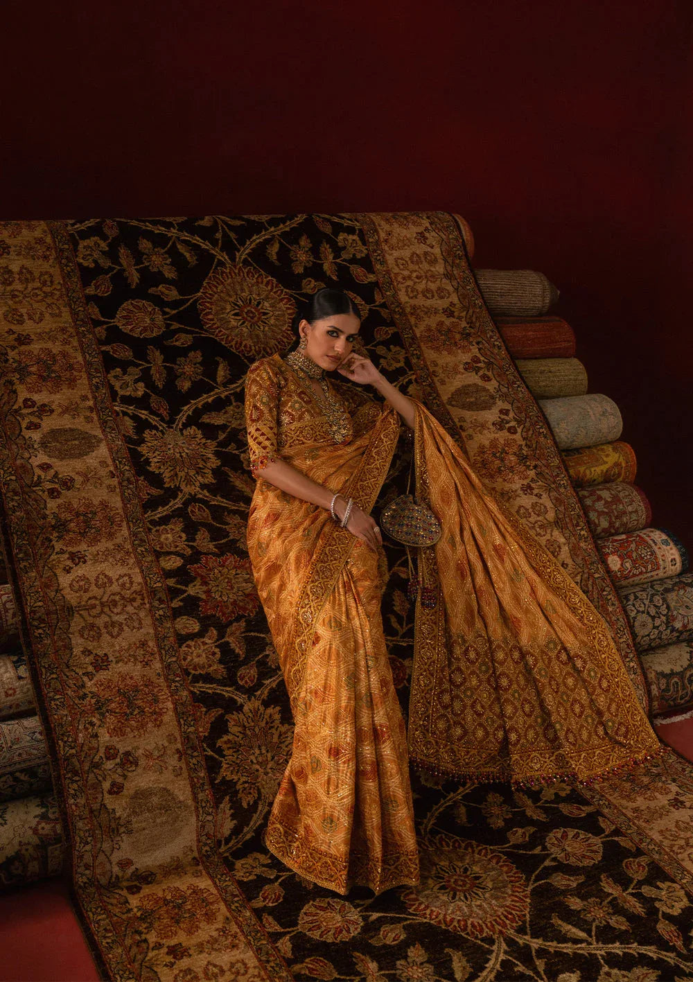 Aik Atelier | Sari Edit 25 | LOOK 04 - Aqsa Fabrics