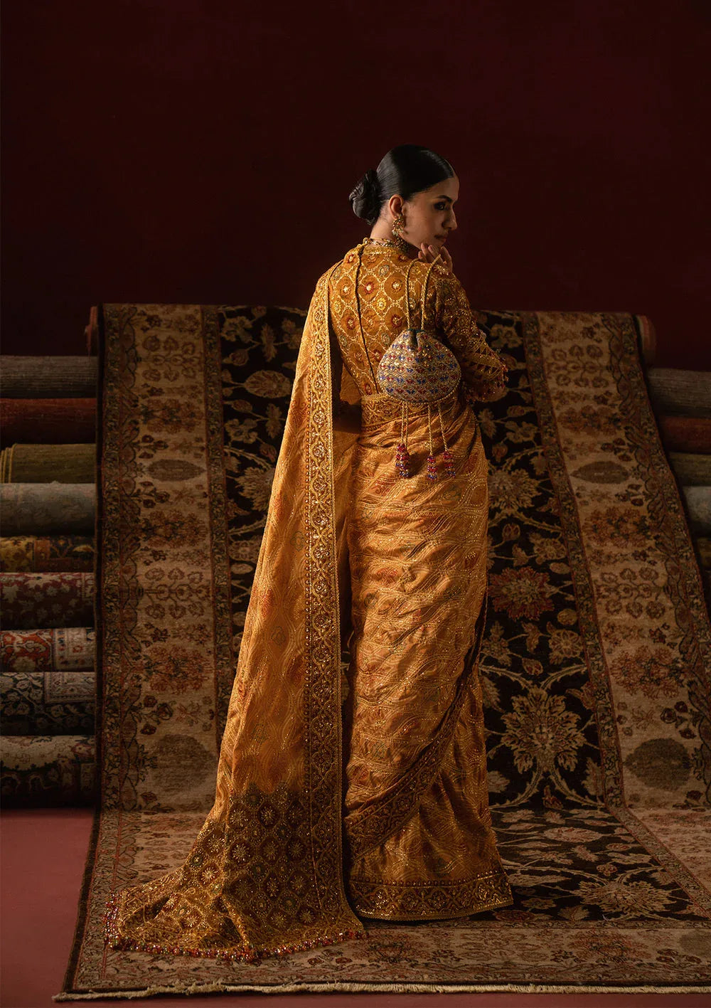 Aik Atelier | Sari Edit 25 | LOOK 04 - Aqsa Fabrics