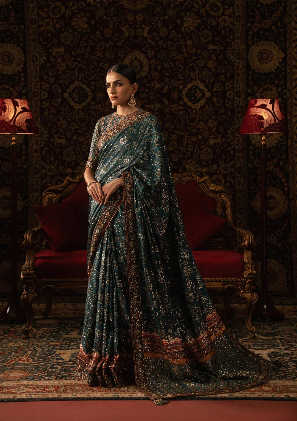 Aik Atelier | Sari Edit 25 | LOOK 05 - Aqsa Fabrics