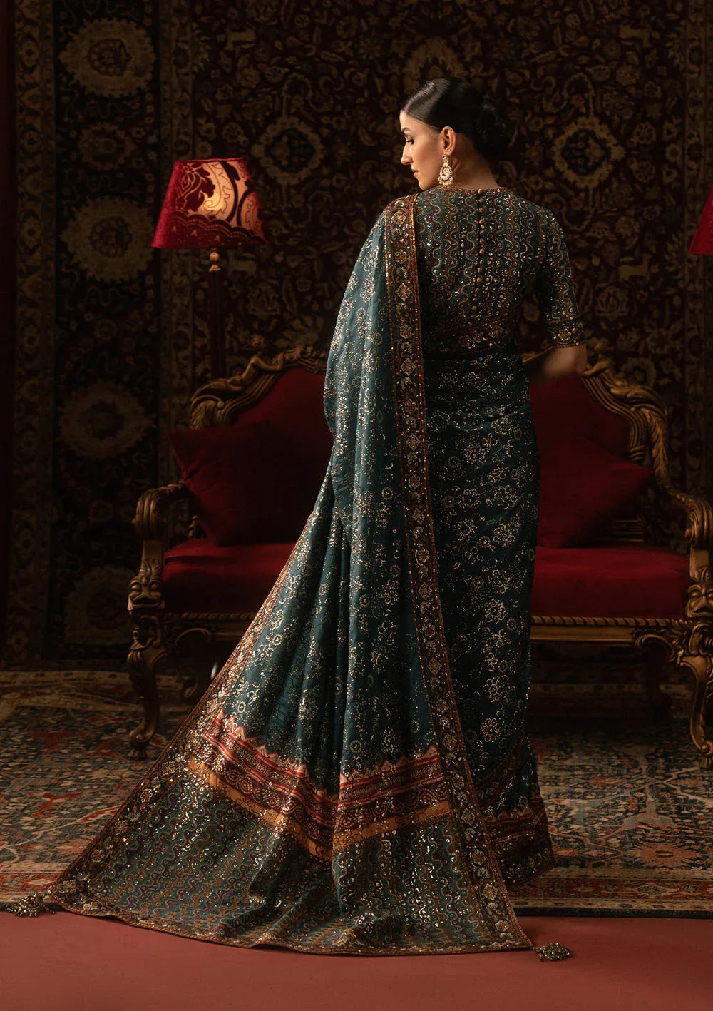 Aik Atelier | Sari Edit 25 | LOOK 05 - Aqsa Fabrics