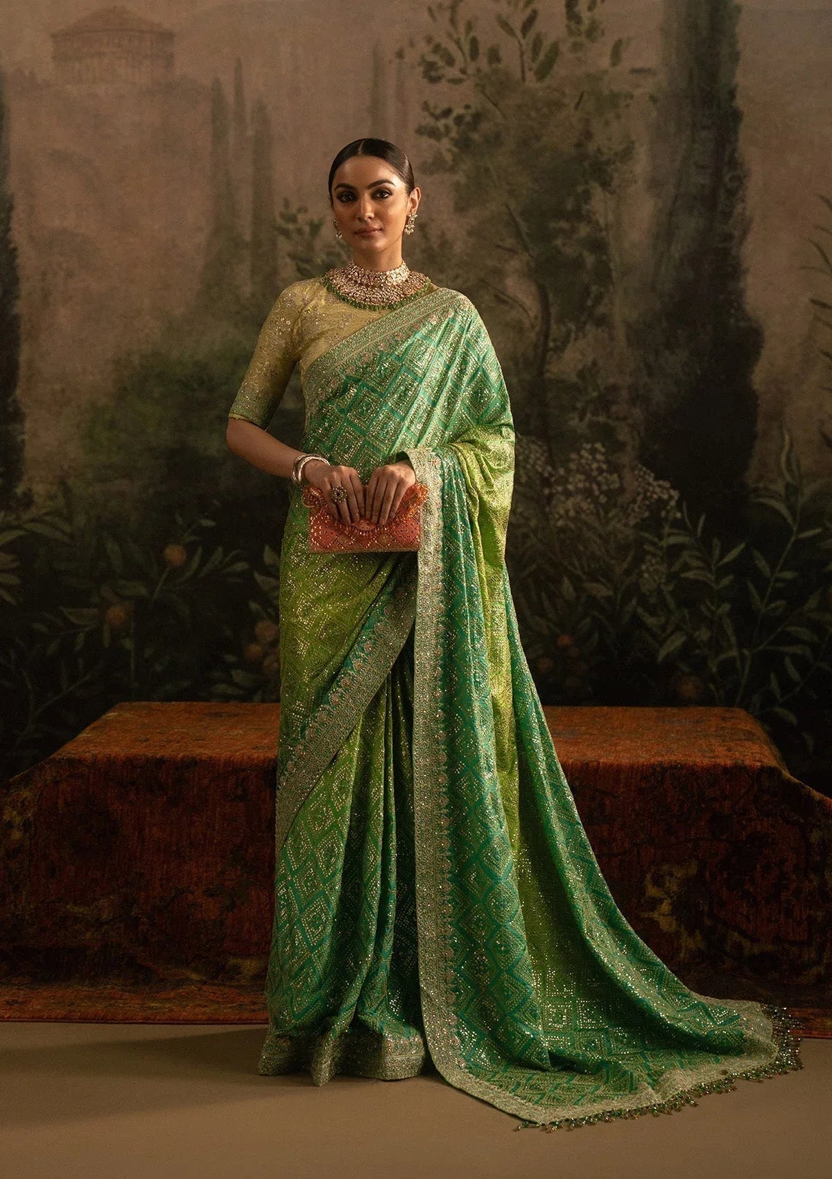 Aik Atelier | Sari Edit 25 | LOOK 07 - Aqsa Fabrics