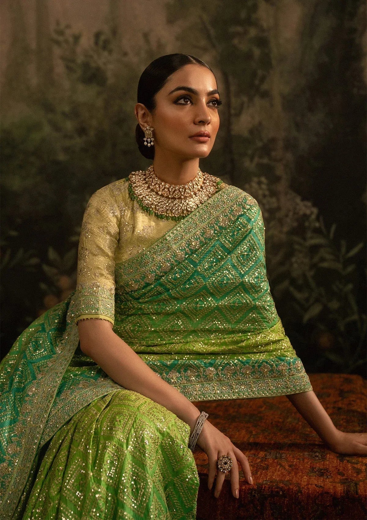 Aik Atelier | Sari Edit 25 | LOOK 07 - Aqsa Fabrics