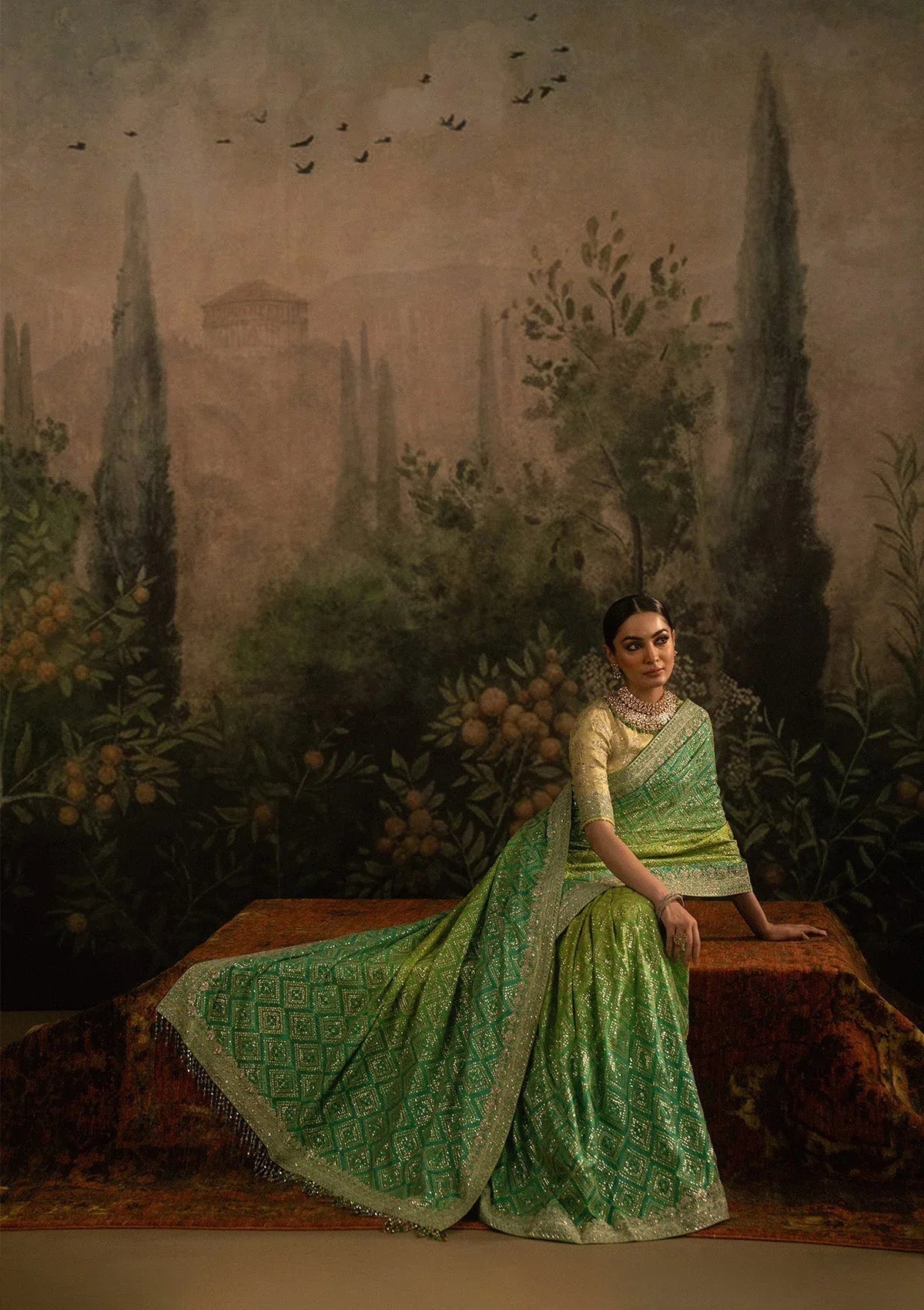 Aik Atelier | Sari Edit 25 | LOOK 07 - Aqsa Fabrics