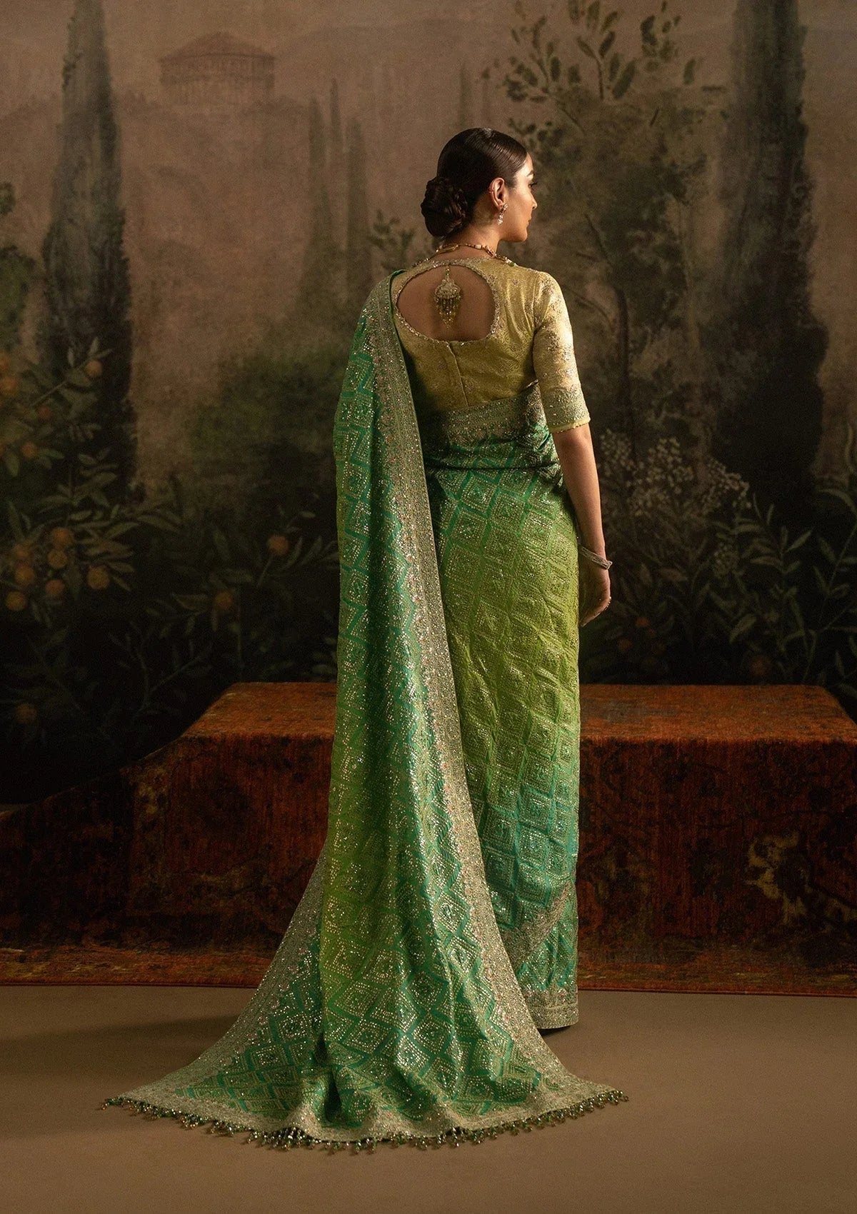 Aik Atelier | Sari Edit 25 | LOOK 07 - Aqsa Fabrics