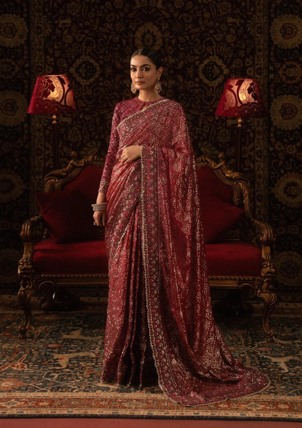 Aik Atelier | Sari Edit 25 | LOOK 08 - Aqsa Fabrics