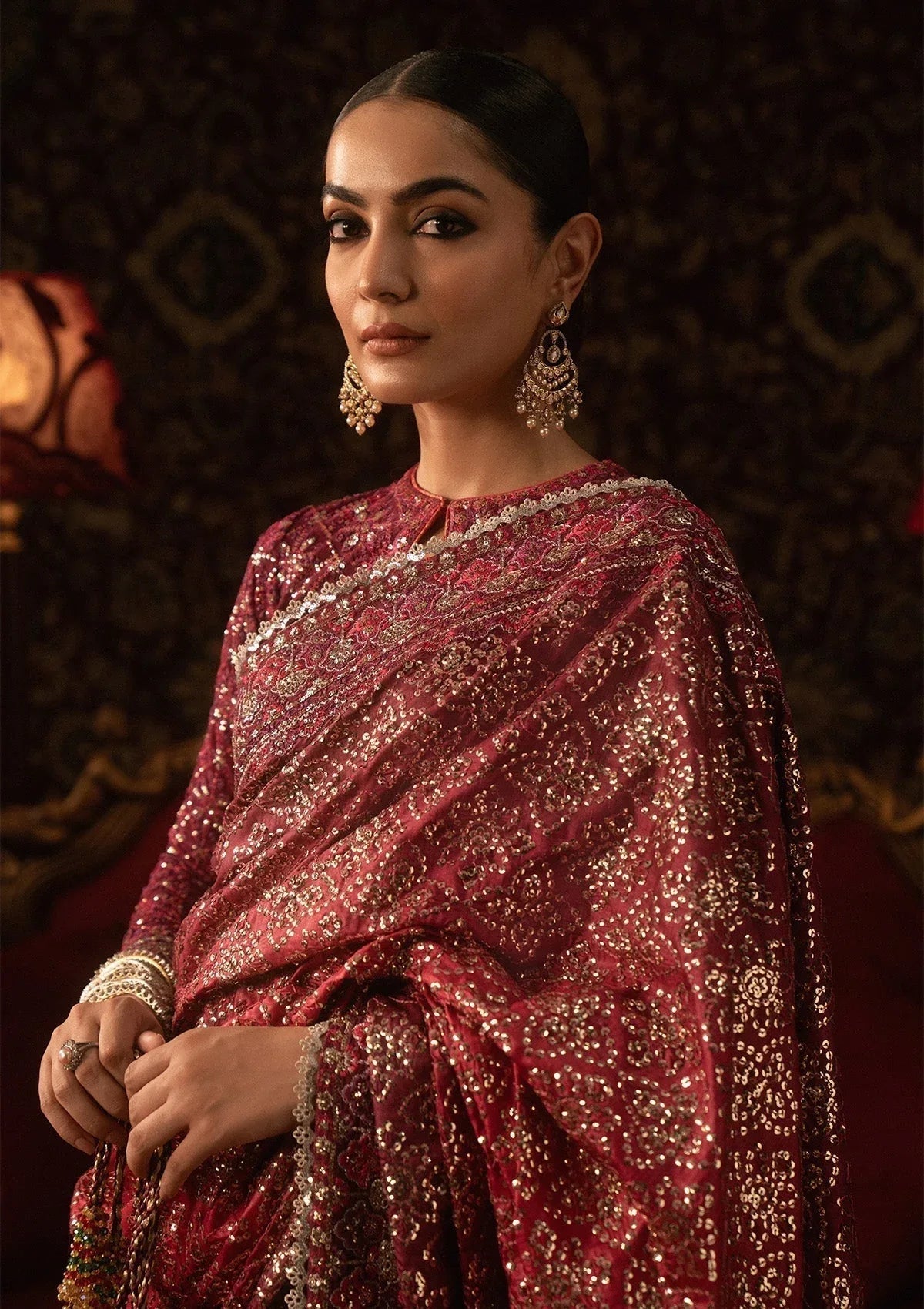 Aik Atelier | Sari Edit 25 | LOOK 08 - Aqsa Fabrics