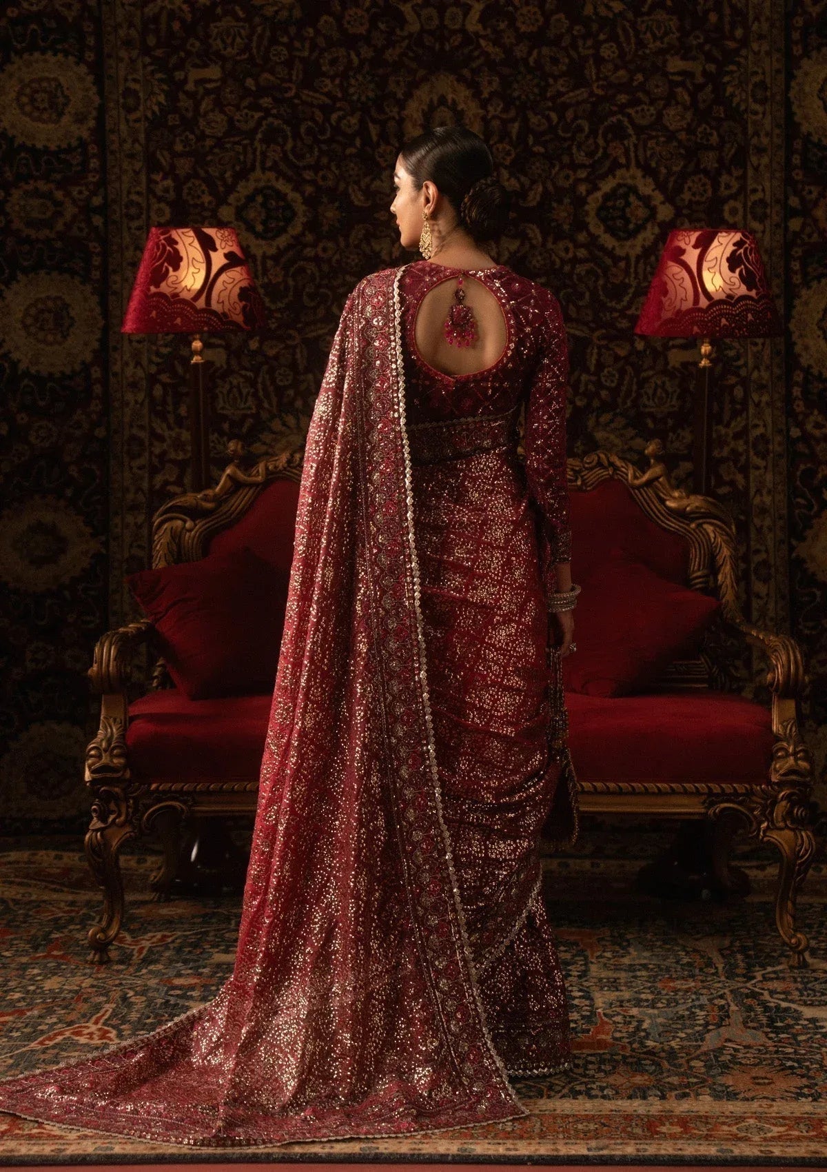 Aik Atelier | Sari Edit 25 | LOOK 08 - Aqsa Fabrics