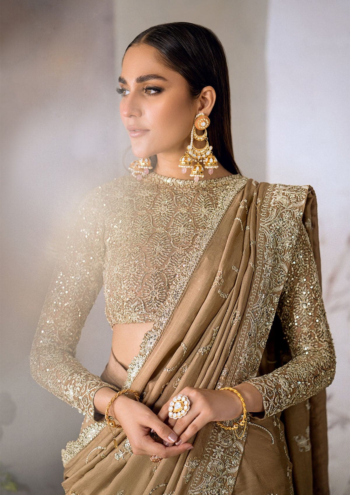 Aik Atelier | The Sari Edit | 02 - Aqsa Fabrics